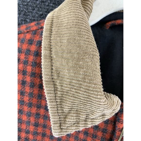 Faherty Women’s Jacket Wool Blend Corduroy Plaid Size Small - Picture 3 of 14
